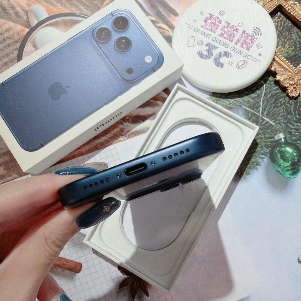 善化-二手iPhone17 PRO 256G 藍色 #84593(原廠保固)