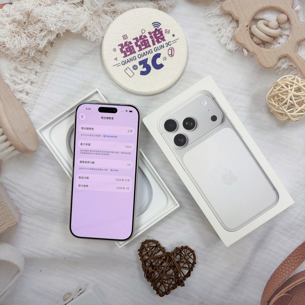 善化-二手iPhone17 PRO 256G 銀色 #81756（原廠保固）