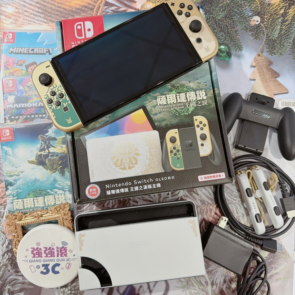 善化-二手Switch Oled 薩爾達傳說 #13066(店家保固30天)