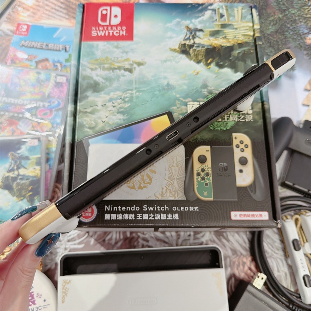 善化-二手Switch Oled 薩爾達傳說 #13066(店家保固30天)