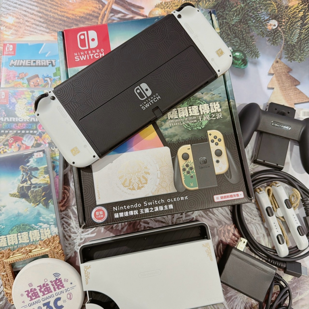 善化-二手Switch Oled 薩爾達傳說 #13066(店家保固30天)