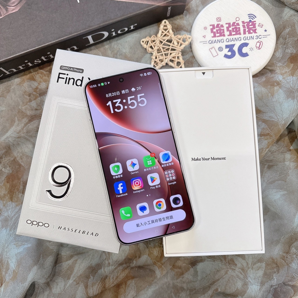 二手 OPPO Find X9 12+256G 銀色*58910（原廠保固）