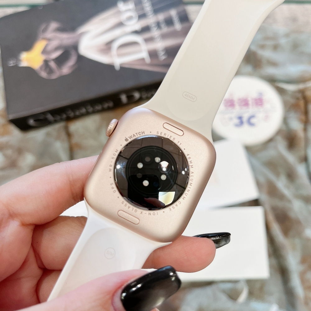 二手 APPLE Watch S11 46MM GPS 金色*QRJXC(原廠保固)