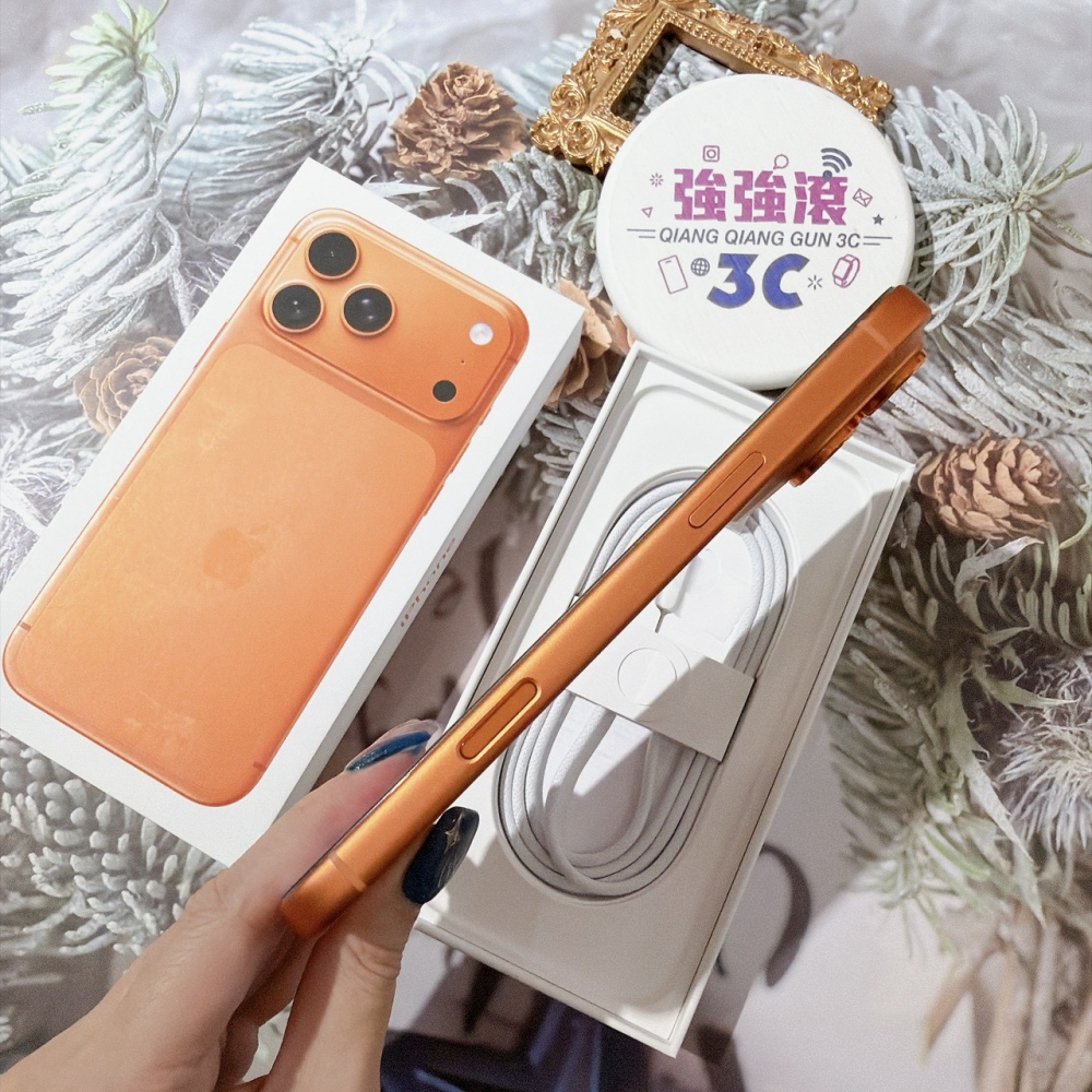 善化-二手iPhone17 PRO MAX 256G 橘色 #73334（原廠保固）