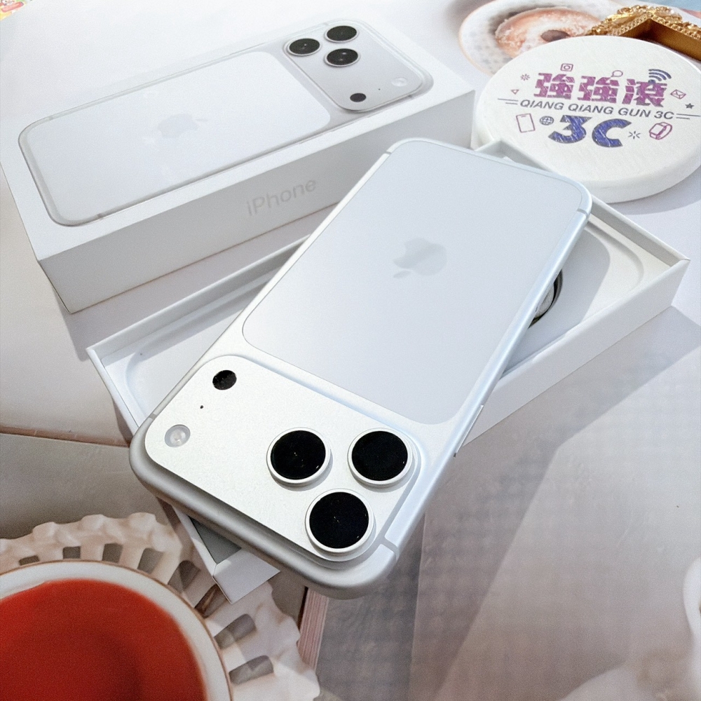 善化-二手iPhone17 PRO MAX 256G 銀色 #73347（原廠保固）
