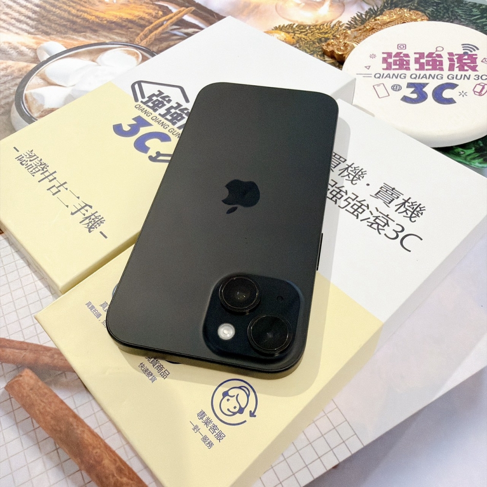 善化-二手 iPhone15 128G 黑色 #80249（店家保固365天）