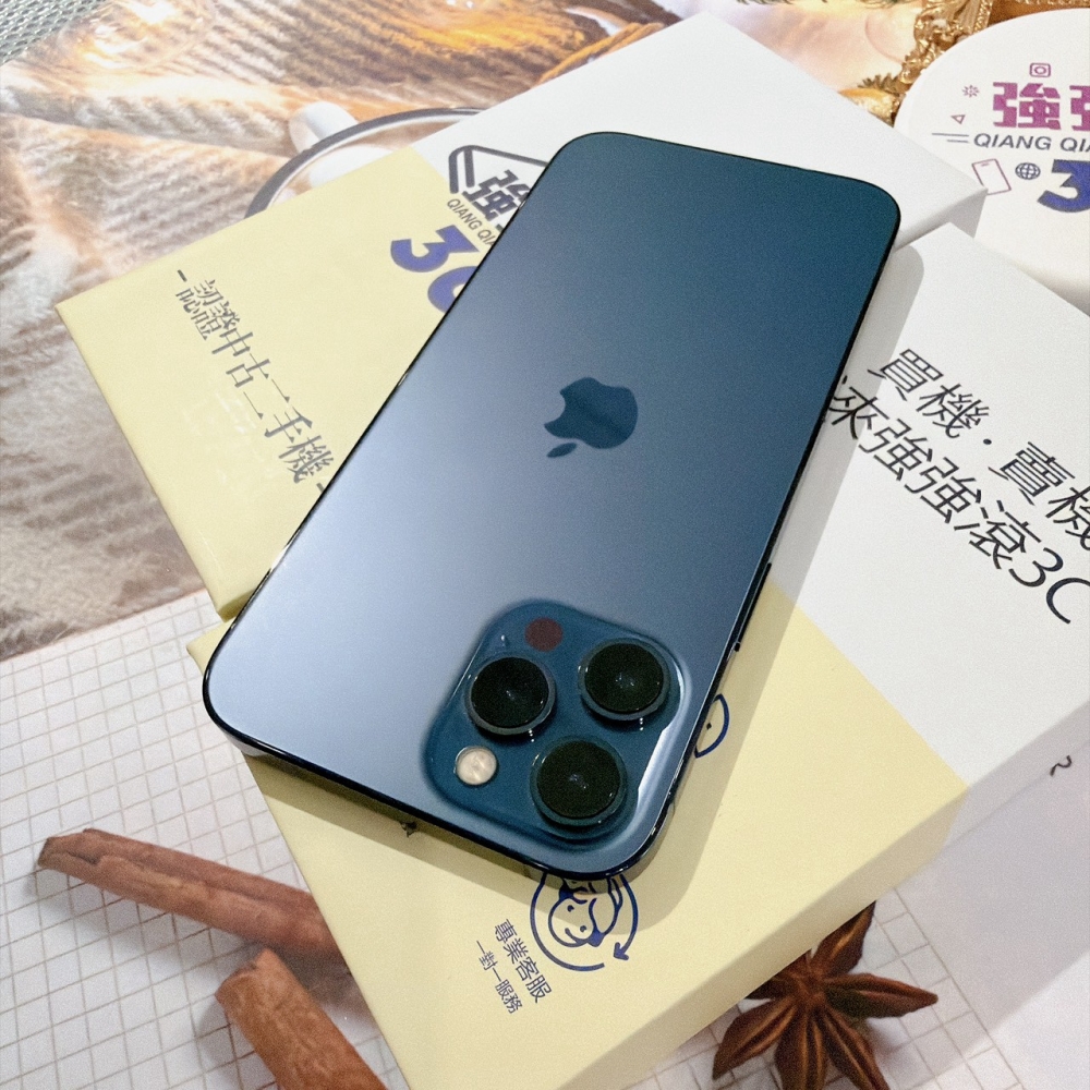  善化-二手 iPhone12 Pro Max 256G 藍色 #28065（店家保固90天）