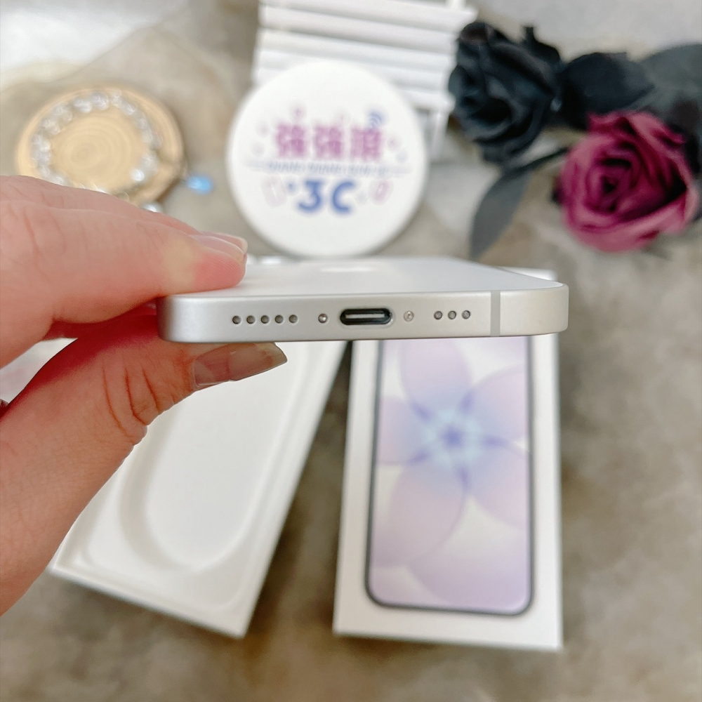 佳里-二手iPhone17E 256G 白色#01280（原廠保固）