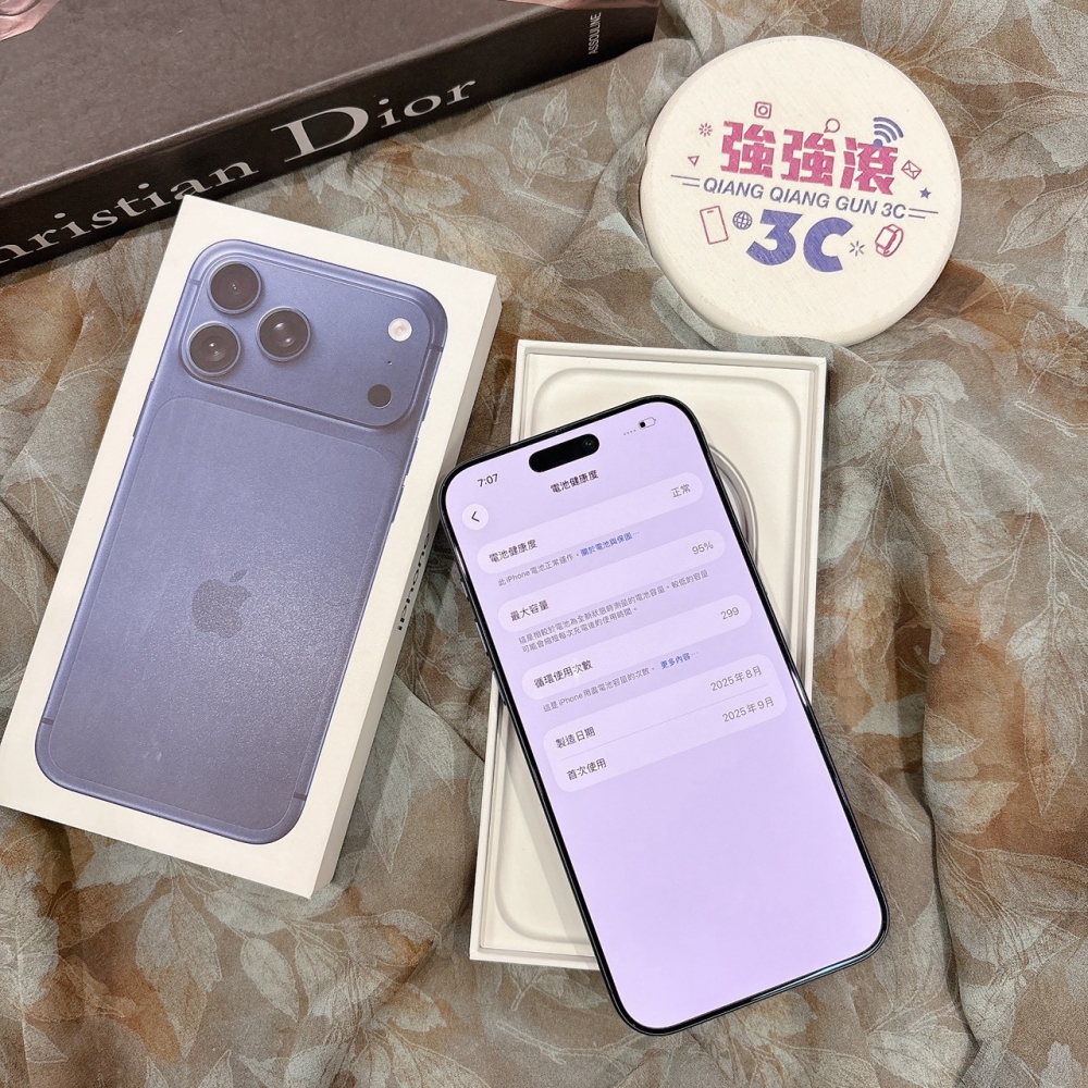 二手 iPhone17Promax 256G 藍色*91128(原廠保固)