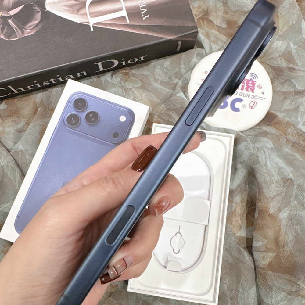 二手 iPhone17Promax 256G 藍色*91128(原廠保固)