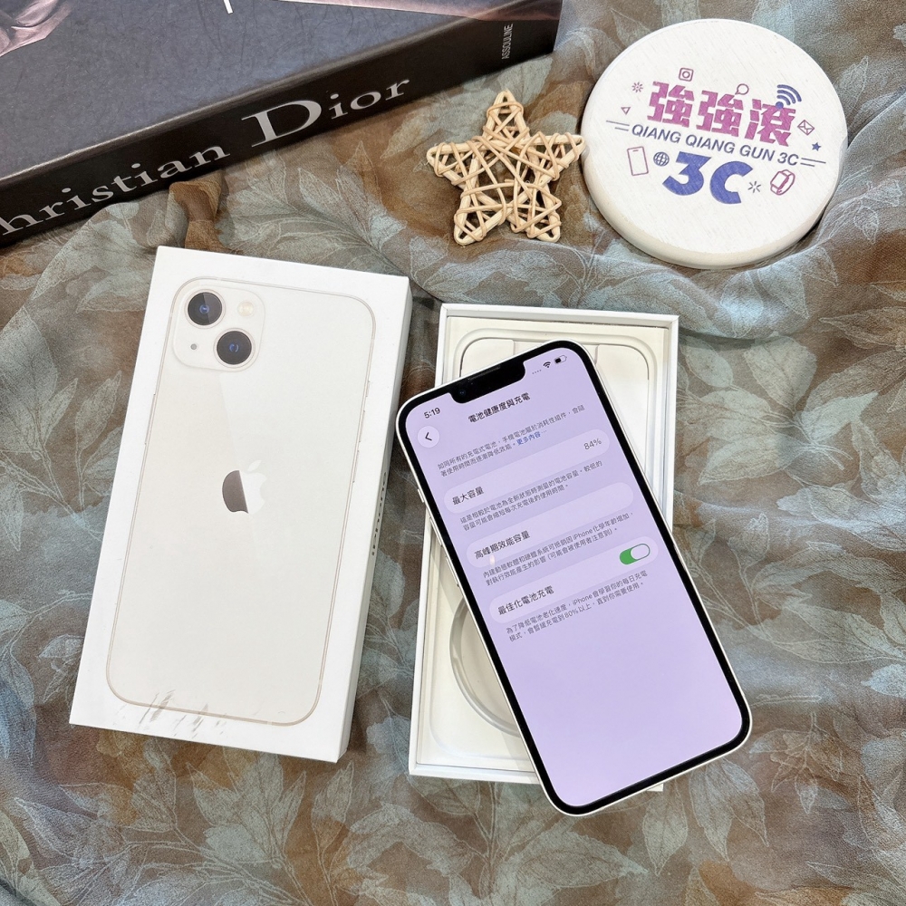 二手 iPhone13 128G 白色*01109（店家保固）