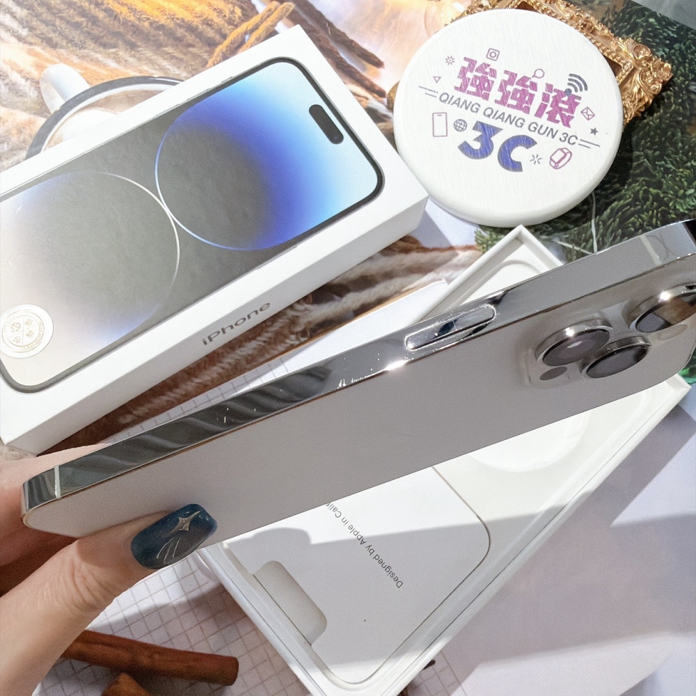 善化-二手 iPhone14 PRO MAX 256G 銀色 #49602（店家保固365天）