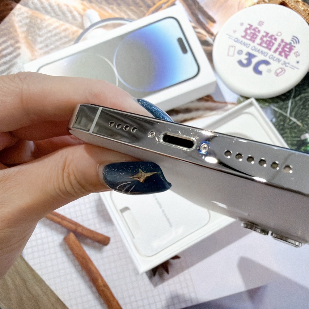 善化-二手 iPhone14 PRO MAX 256G 銀色 #49602（店家保固365天）