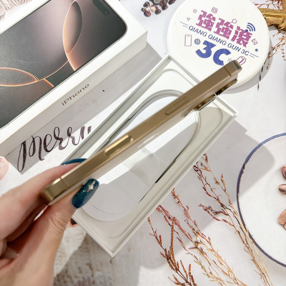 善化-二手 iPhone16 PRO128G 金色 #80272（店家保固365天）