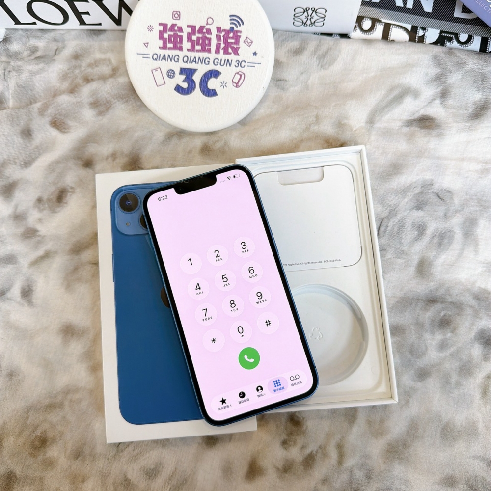 鹽行-二手 13 128G 藍色 #34406(店家保固)