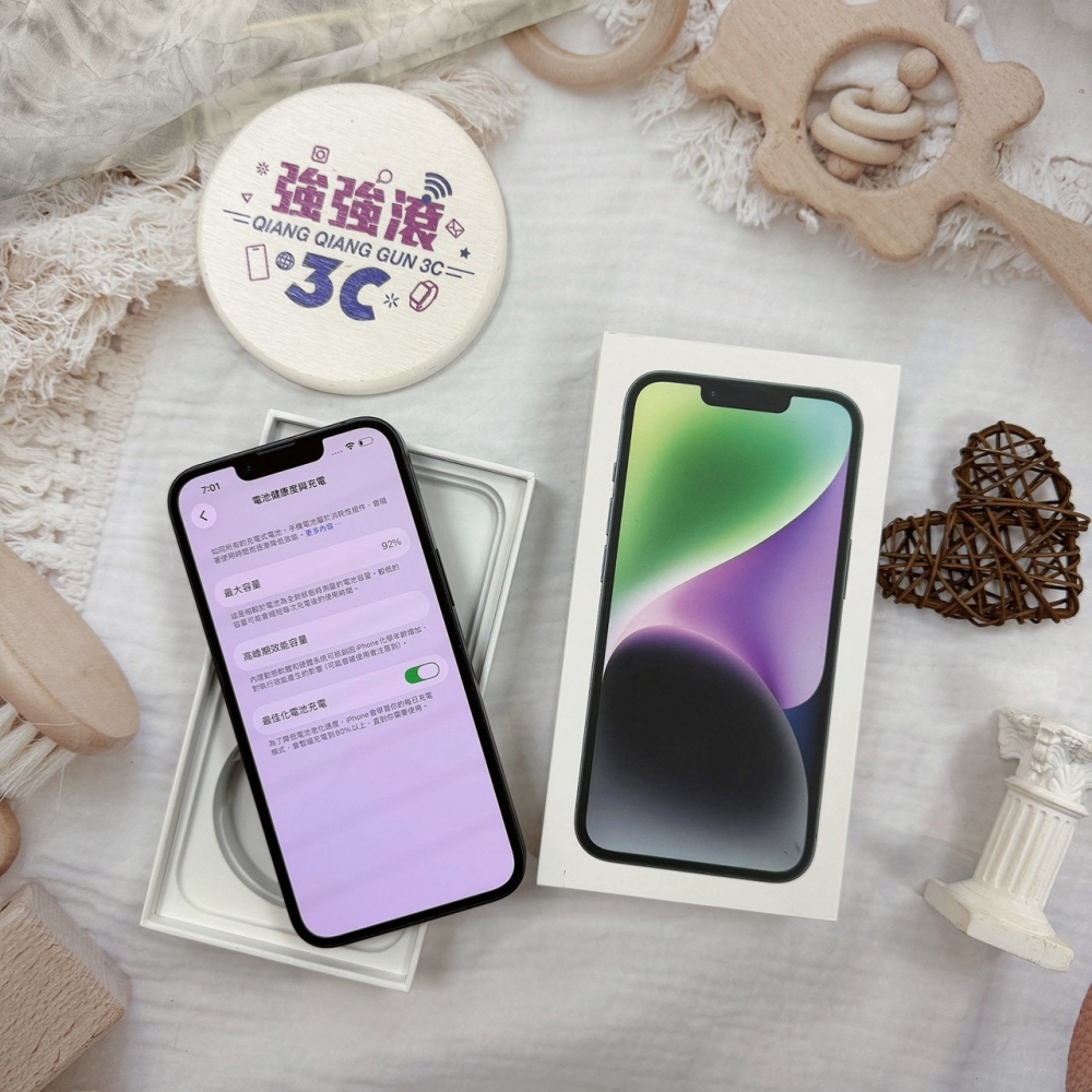 歸仁- 二手 iPhone 14 128G 黑色*89826（店家保365天）