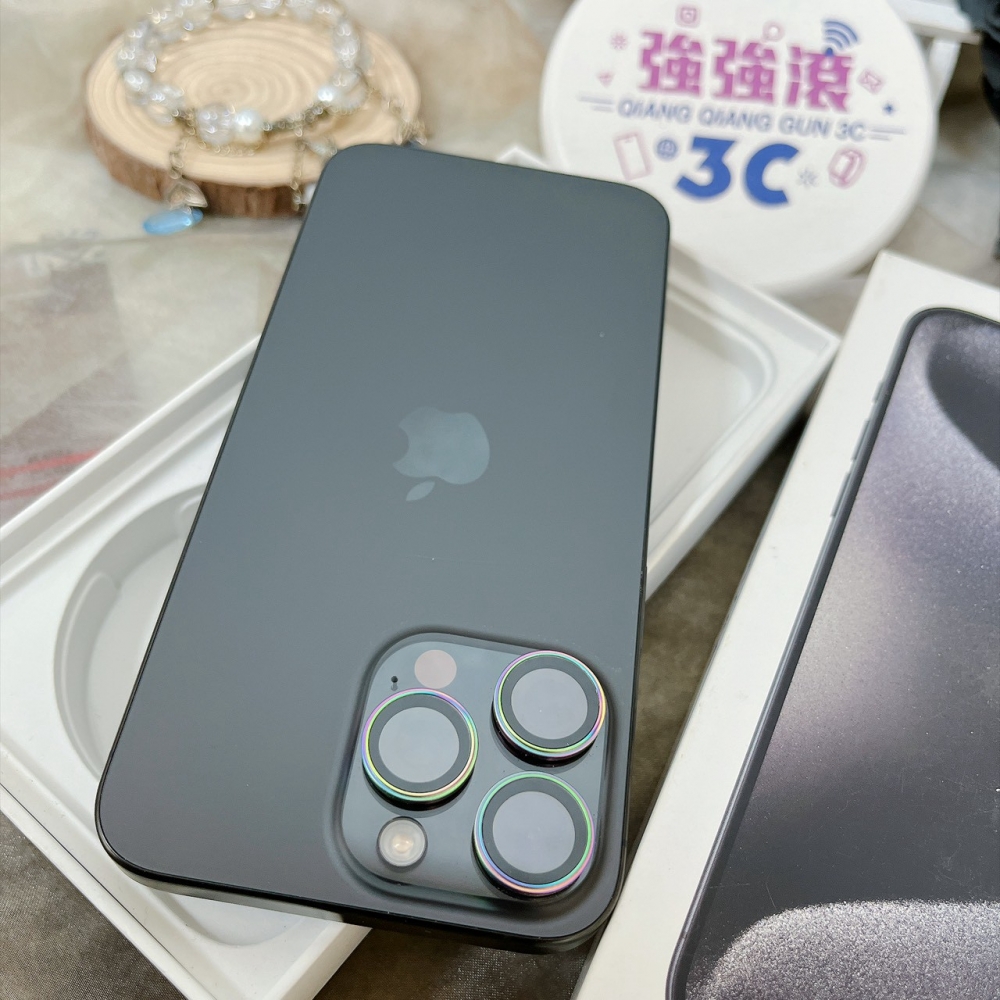 佳里-二手 iPhone15 Pro Max 512G 黑色 #75293（店家保固365天）