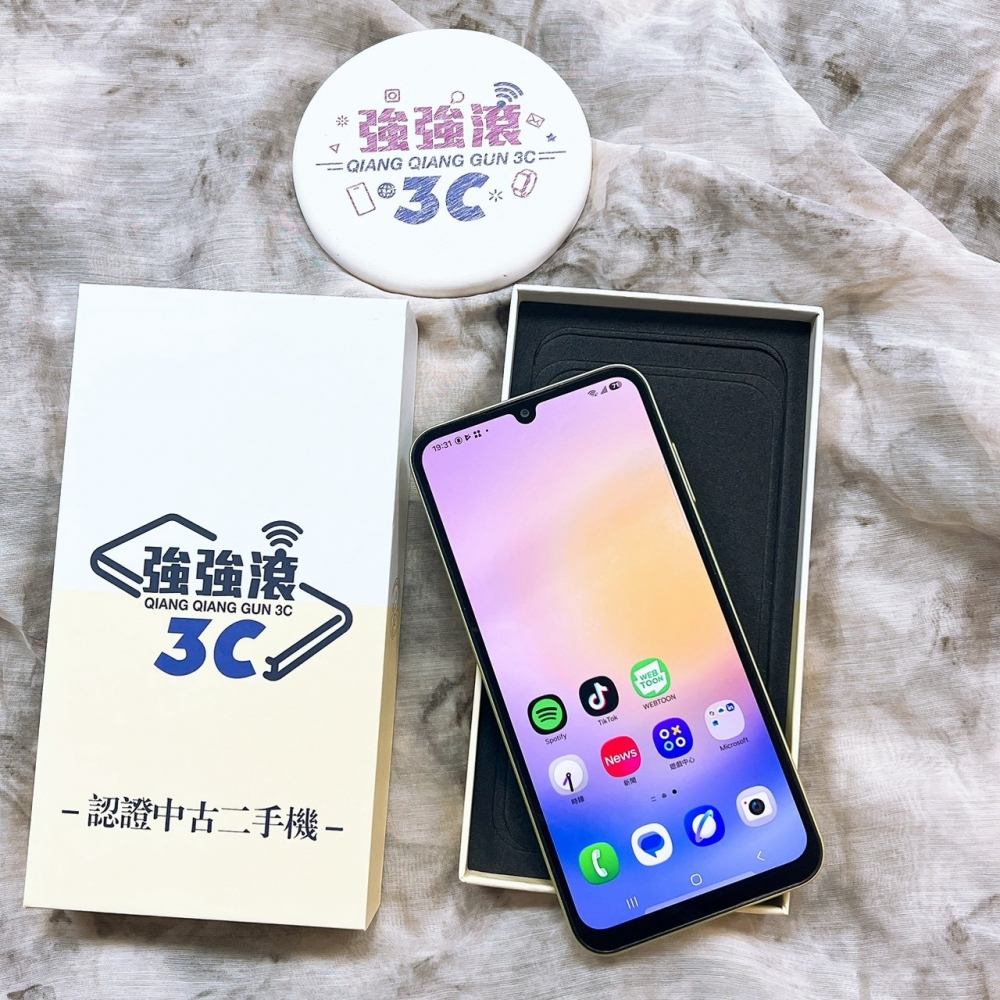 二手 三星 A25 6+128G 黃色*83953（店家保固）