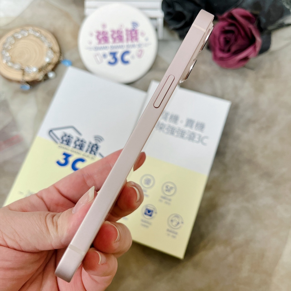  佳里-二手 iPhone13 128G 粉色 #02343（店家保固365天）
