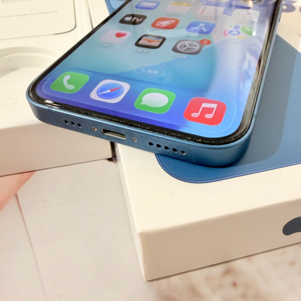 善化-二手 iPhone13 256G 藍色 #97435（店家保固365天）