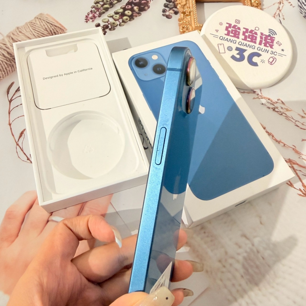 善化-二手 iPhone13 256G 藍色 #97435（店家保固365天）