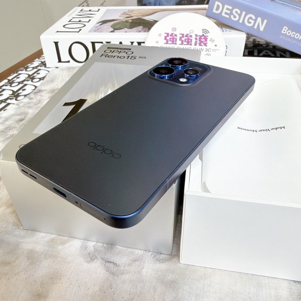 善化-二手 OPPO RENO 15 12+256G 藍*35950（原廠保內）