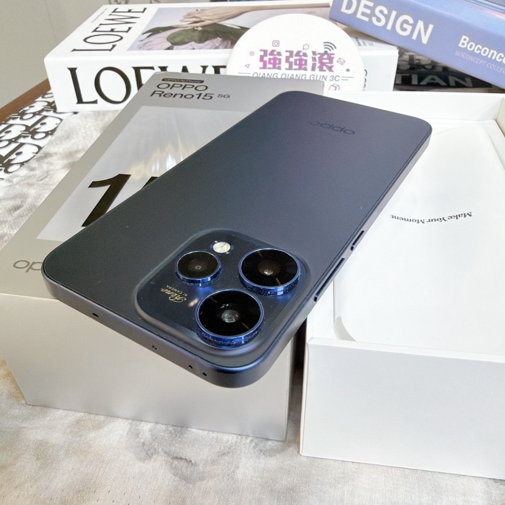善化-二手 OPPO RENO 15 12+256G 藍*35950（原廠保內）