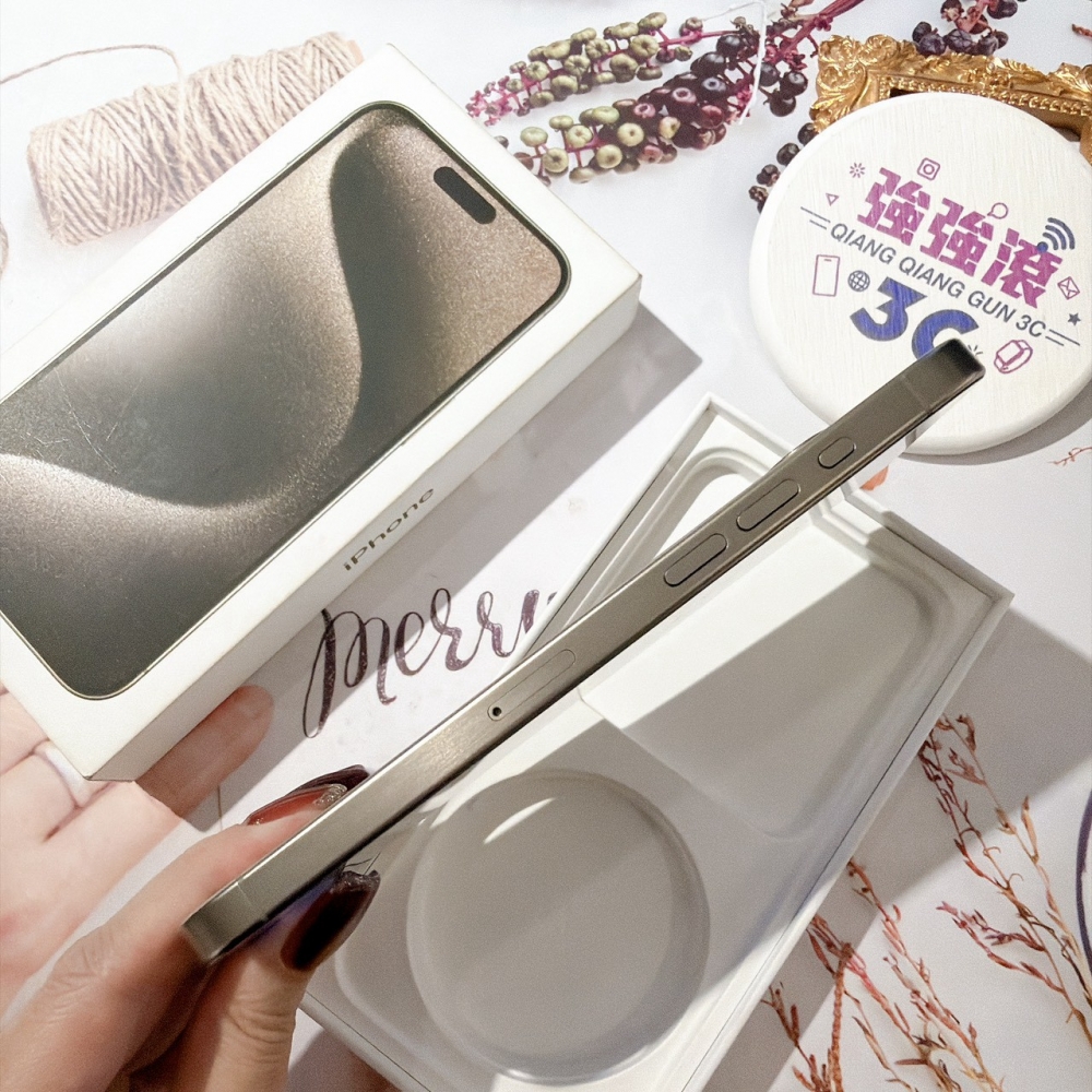 善化-二手 iPhone15 Pro Max 256G 原色#21887 （店家保固365天）