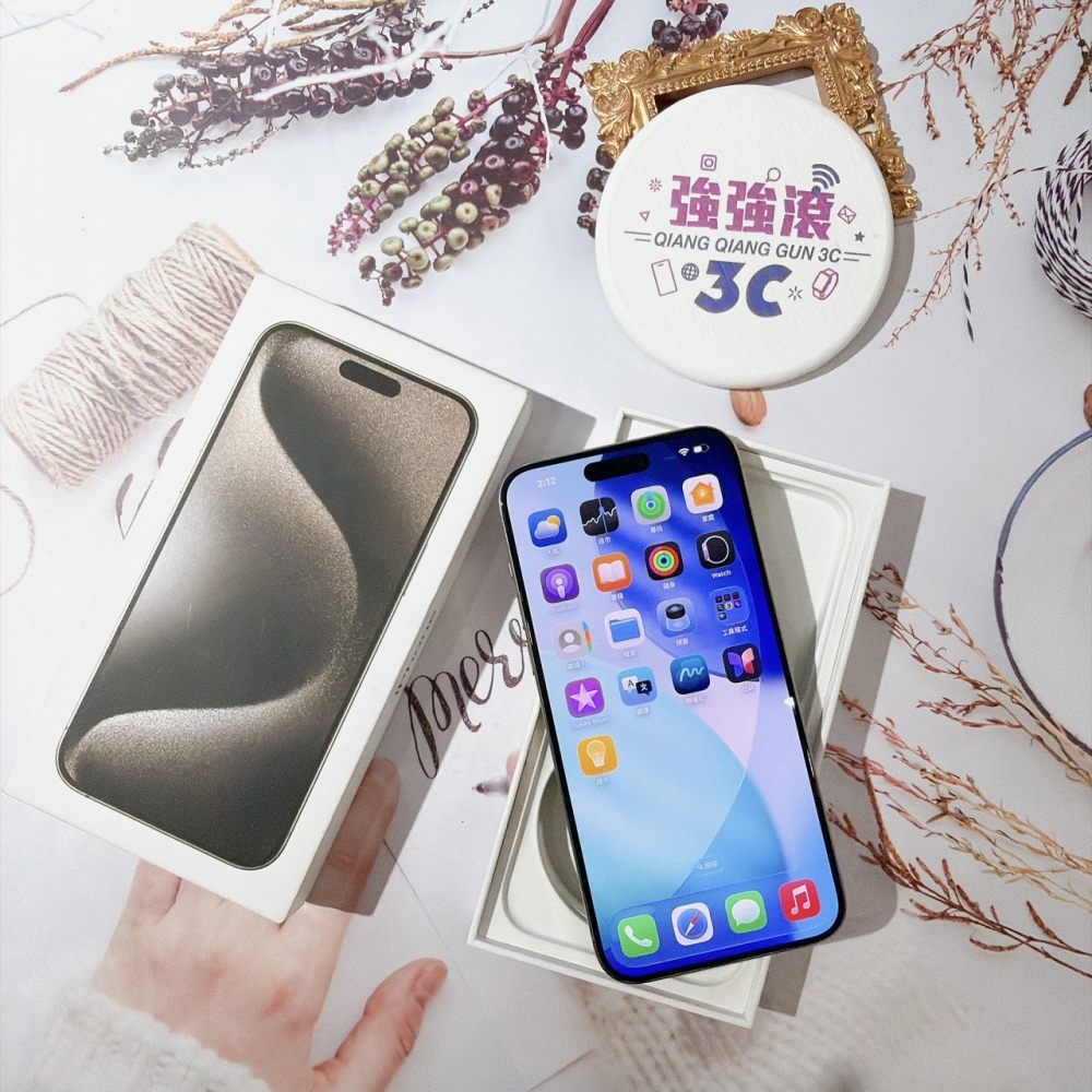 善化-二手 iPhone15 Pro Max 256G 原色#21887 （店家保固365天）
