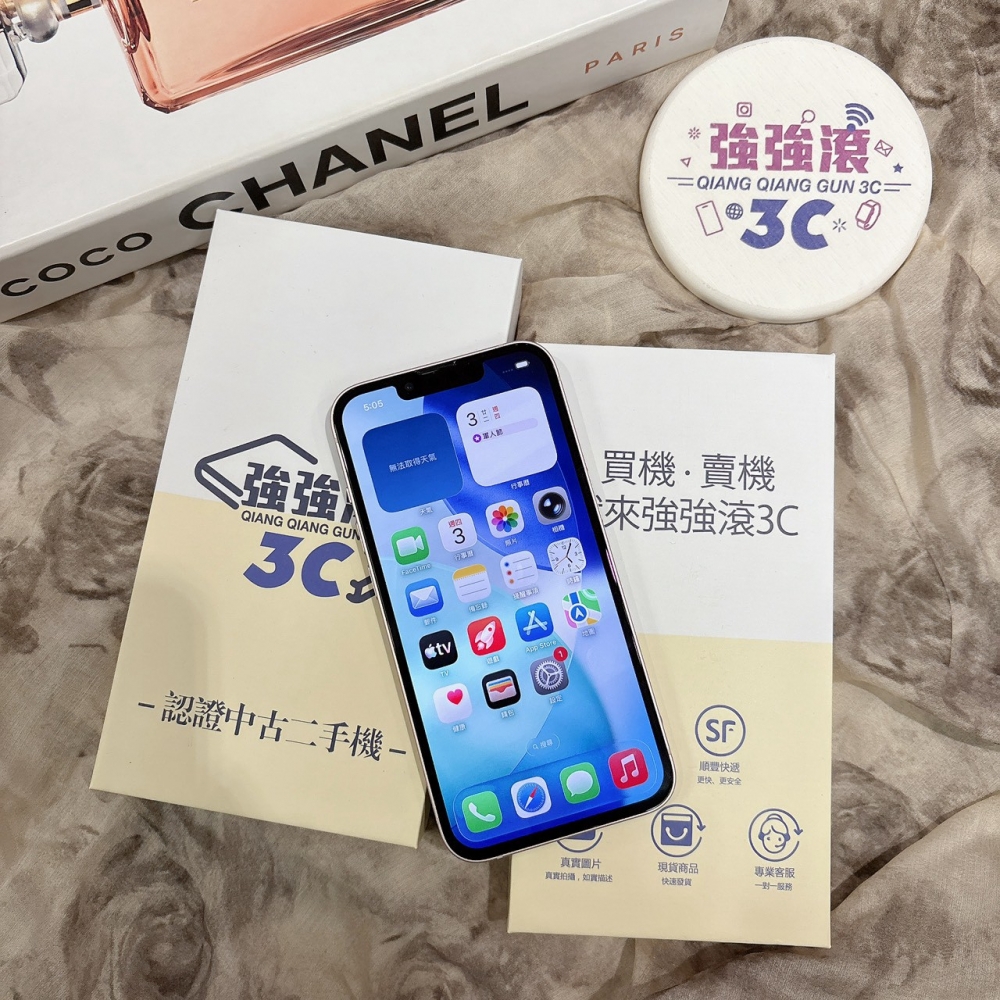 二手 iPhone13 128G 粉色*52183(店家保固)