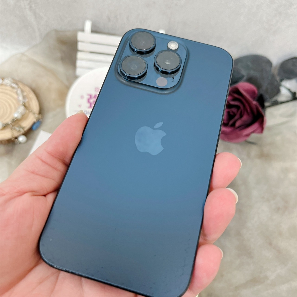 佳里-二手 iPhone15 Pro 256G 藍色 #56360(店家保固365天)