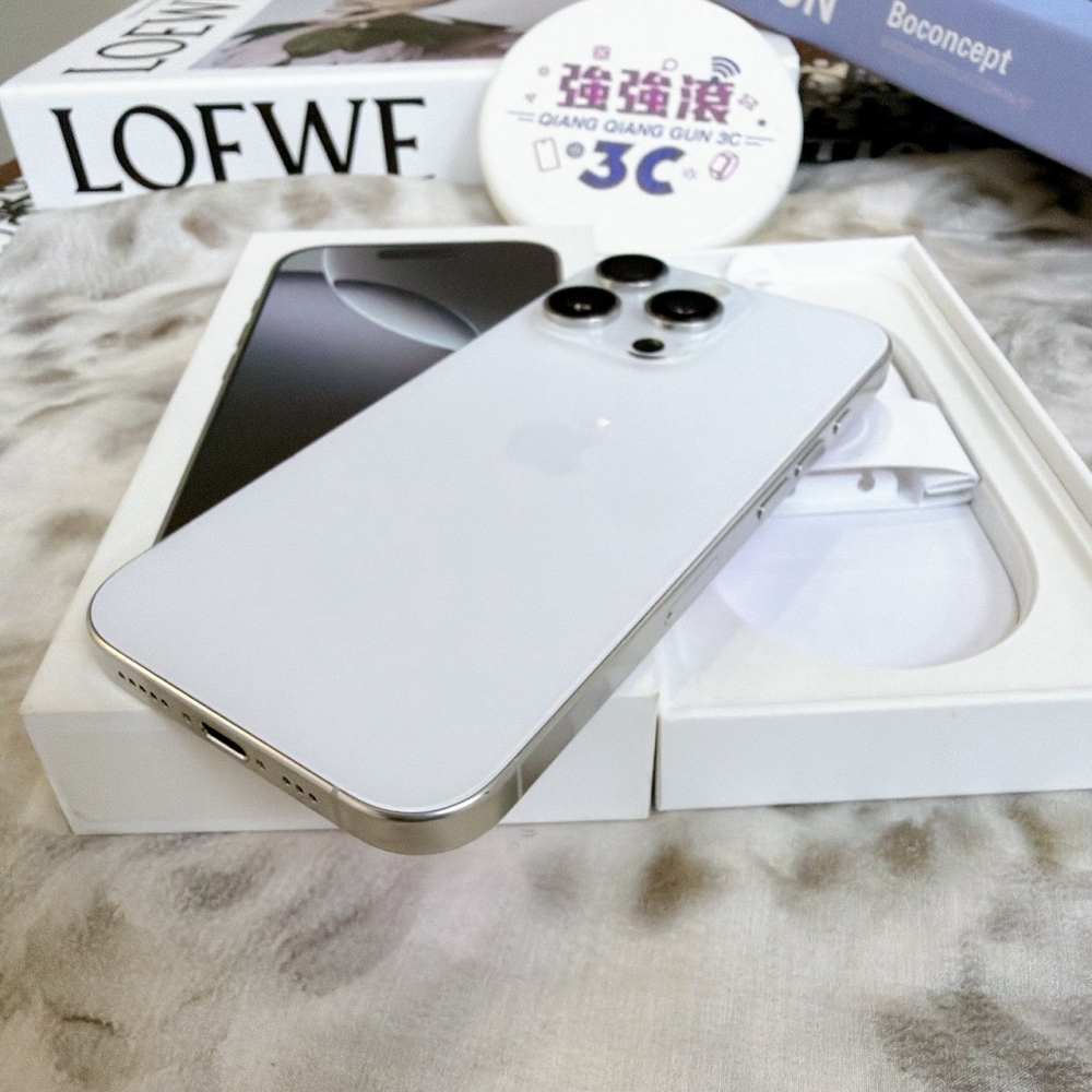 鹽行-二手 16 pro 128G 白色 #57453（店家保固）