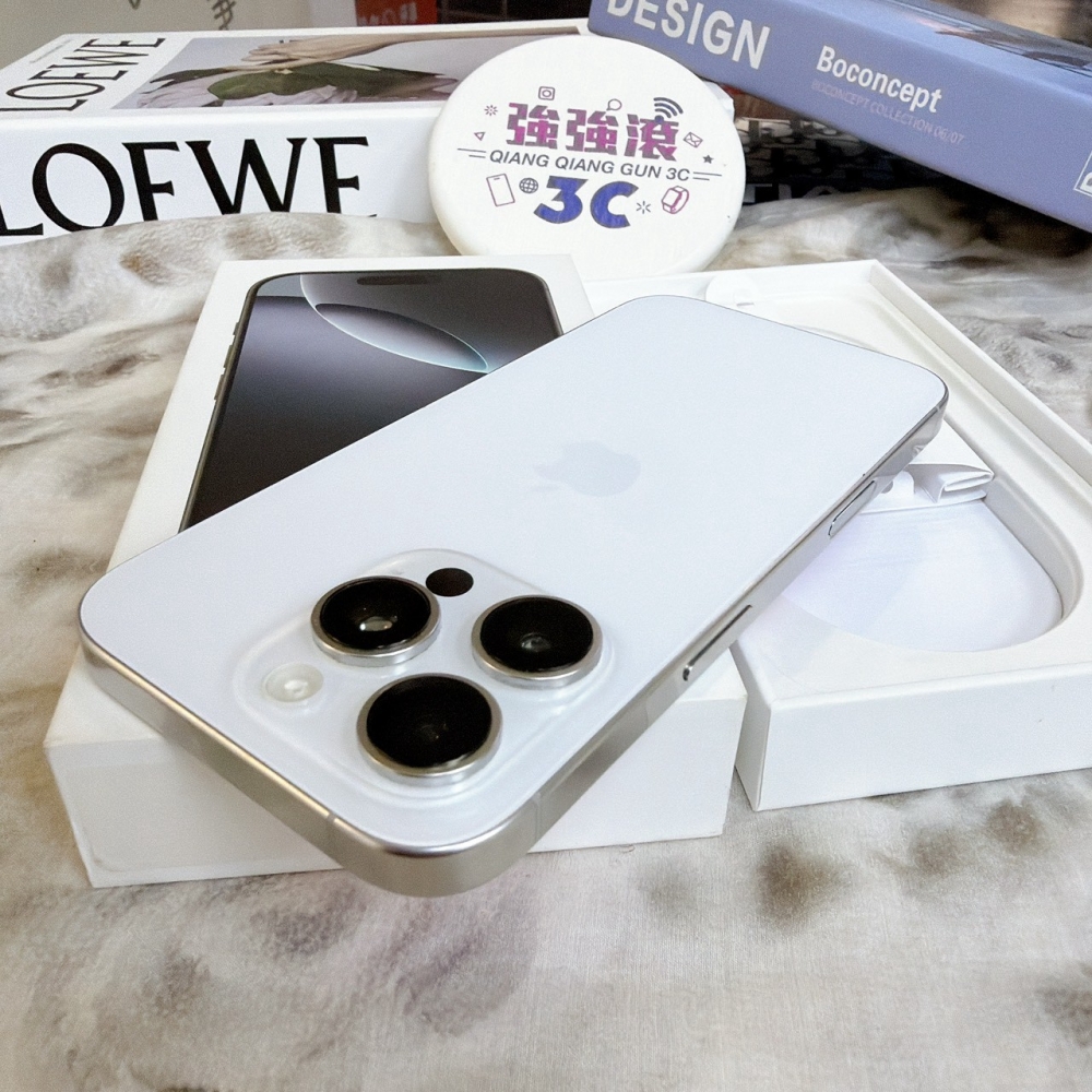 鹽行-二手 16 pro 128G 白色 #57453（店家保固）
