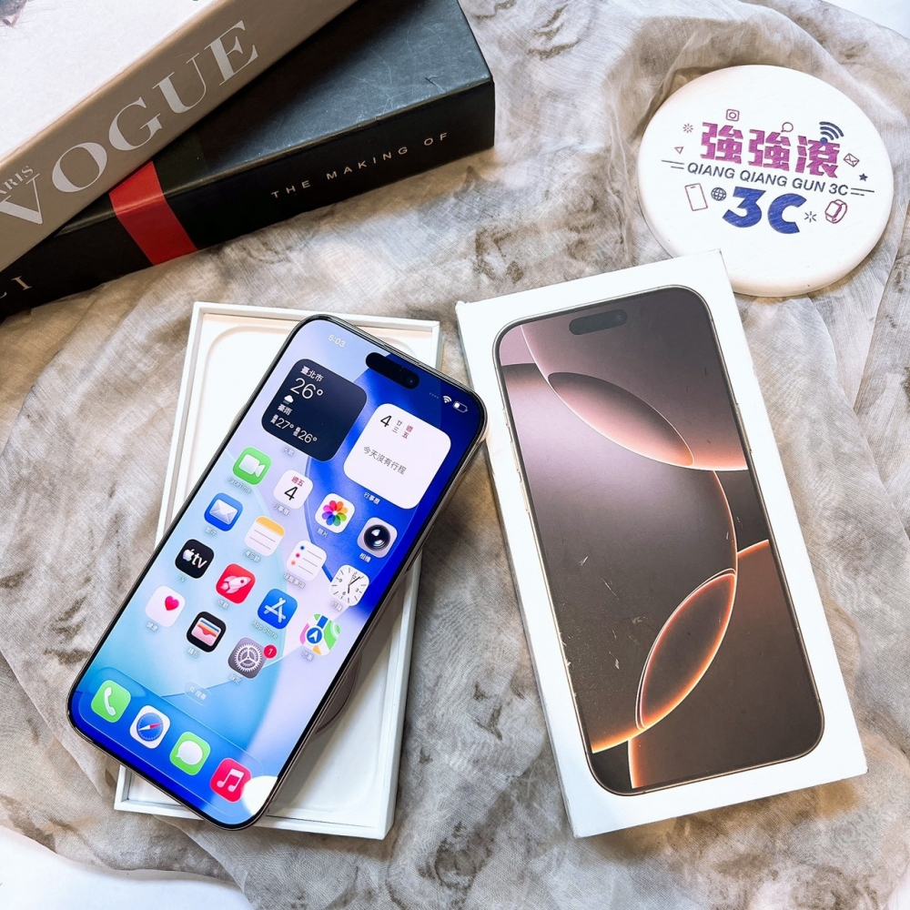 二手 iPhone16ProMax 512G 金色*26014（店家保固）