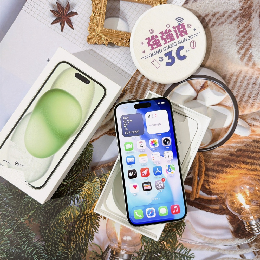 善化-二手iPhone15 128G 綠色*56630(店家保固)