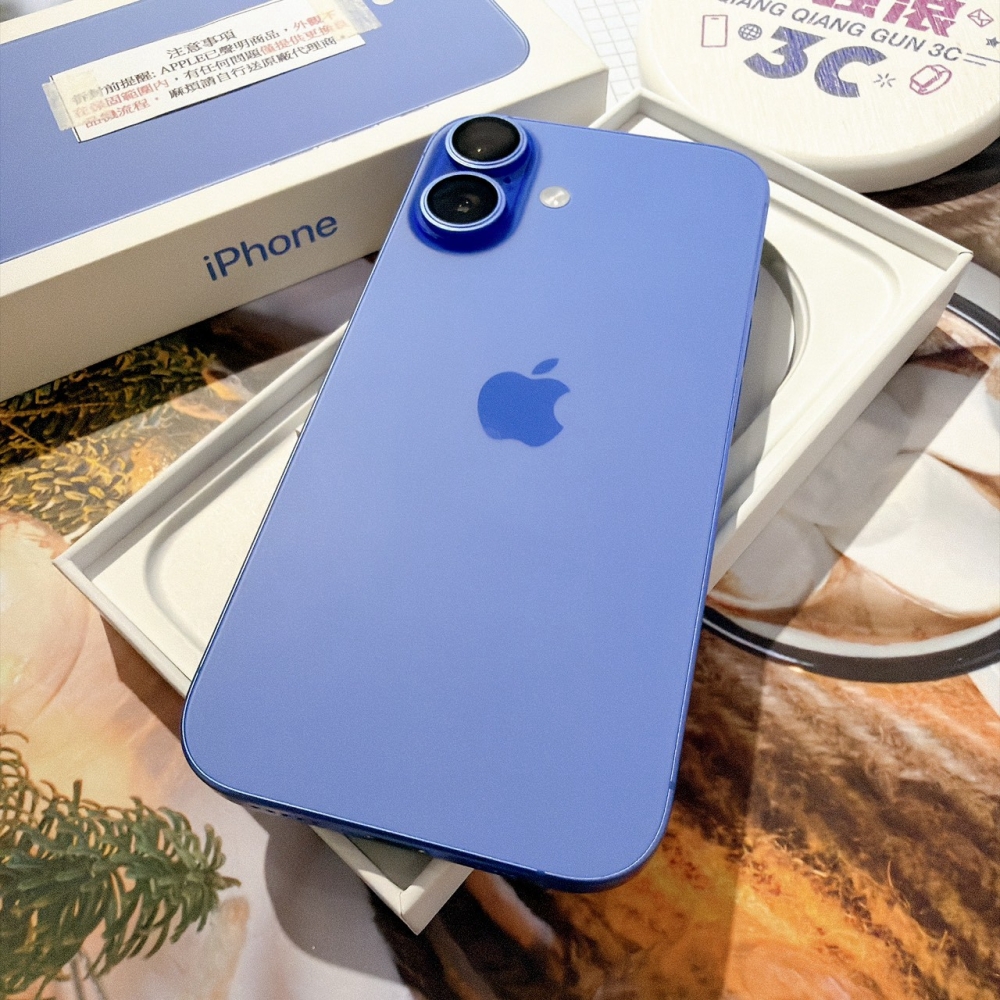 善化-二手 iPhone16 128G 藍色*94909（店家保固）