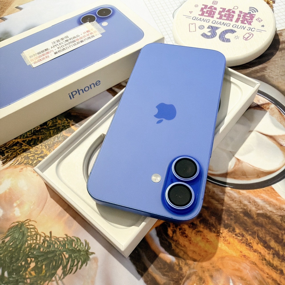 善化-二手 iPhone16 128G 藍色*94909（店家保固）