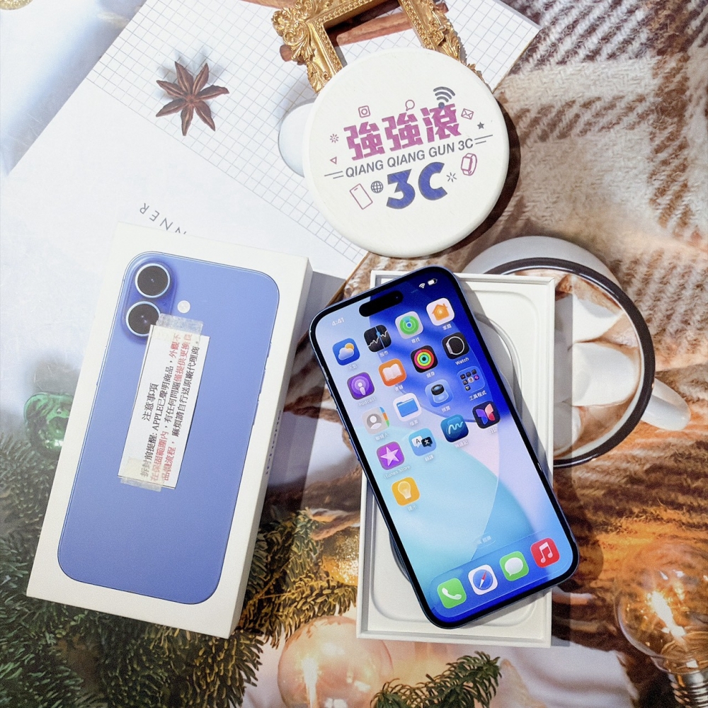 善化-二手 iPhone16 128G 藍色*94909（店家保固）