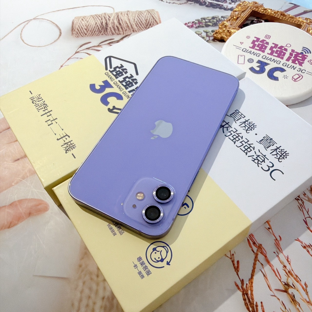 善化-二手 iPhone12 128G 紫色*27346（店家保固）