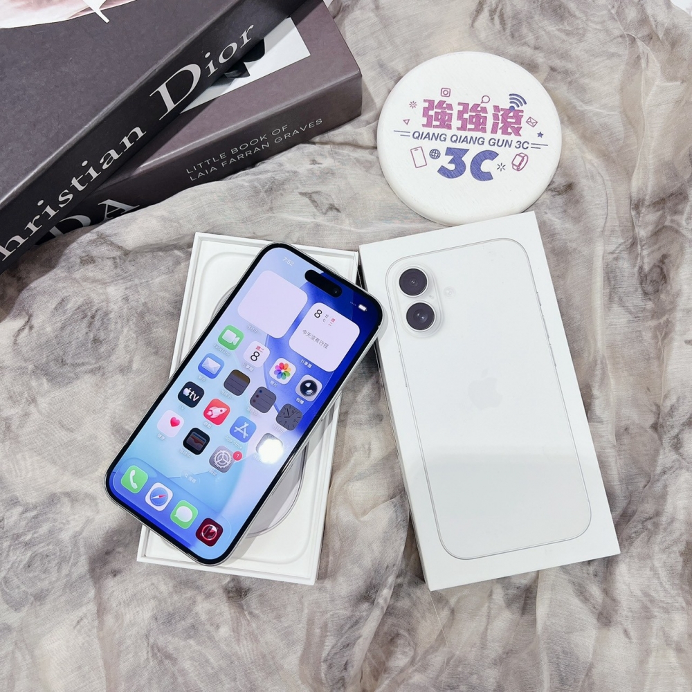 二手 iPhone16 128G 白色*32213（店家保固）