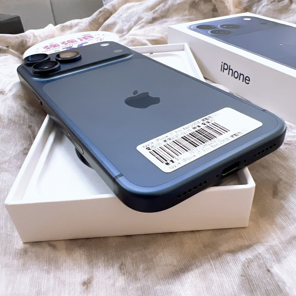 二手 iPhone17ProMax 256G 藍色*25915（原廠保固）