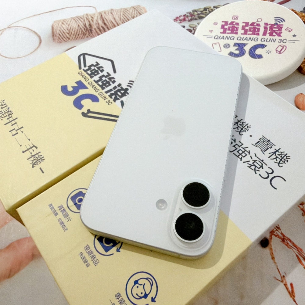 善化-二手 iPhone16 256G 白色#57544 (店家保固365天)