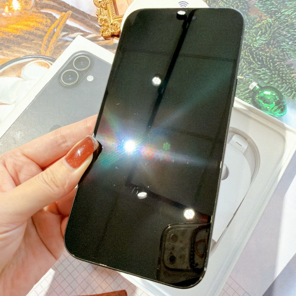 善化-二手 iPhone16 PLUS 128G 黑色#02459 (原廠保固)