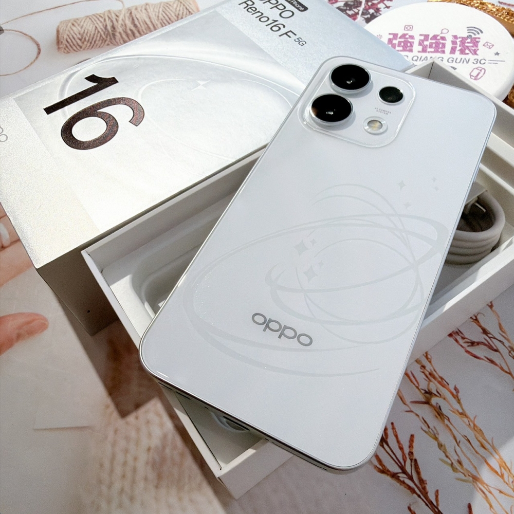 善化-二手 Oppo reno16F 8/128G 白色#83875(原廠保固)