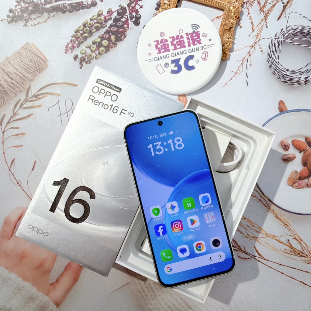 善化-二手 Oppo reno16F 8/128G 白色#83875(原廠保固)