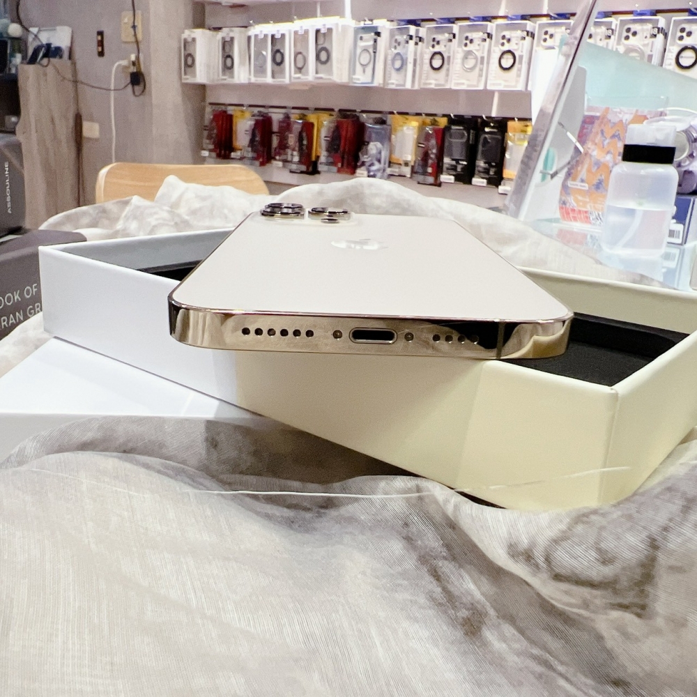 二手 iPhone 13 Pro Max 256G 金色*76494(店保365天)