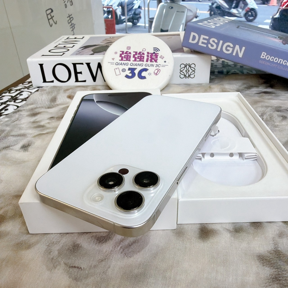鹽行-二手 16ProMax 512G 白色 #15366(店家保固)