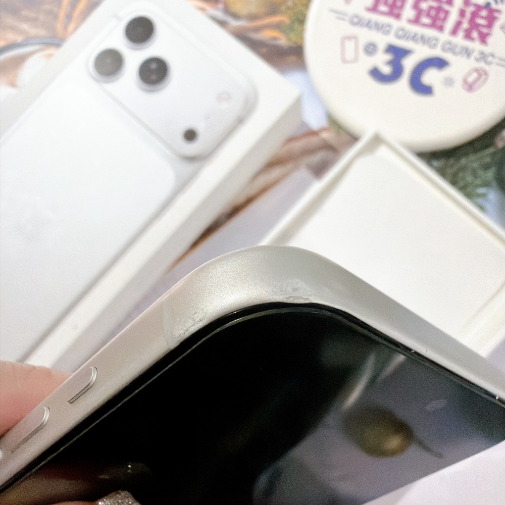 善化-二手 iPhone17 Pro Max 256G 白色#92866 (店家保固365天)