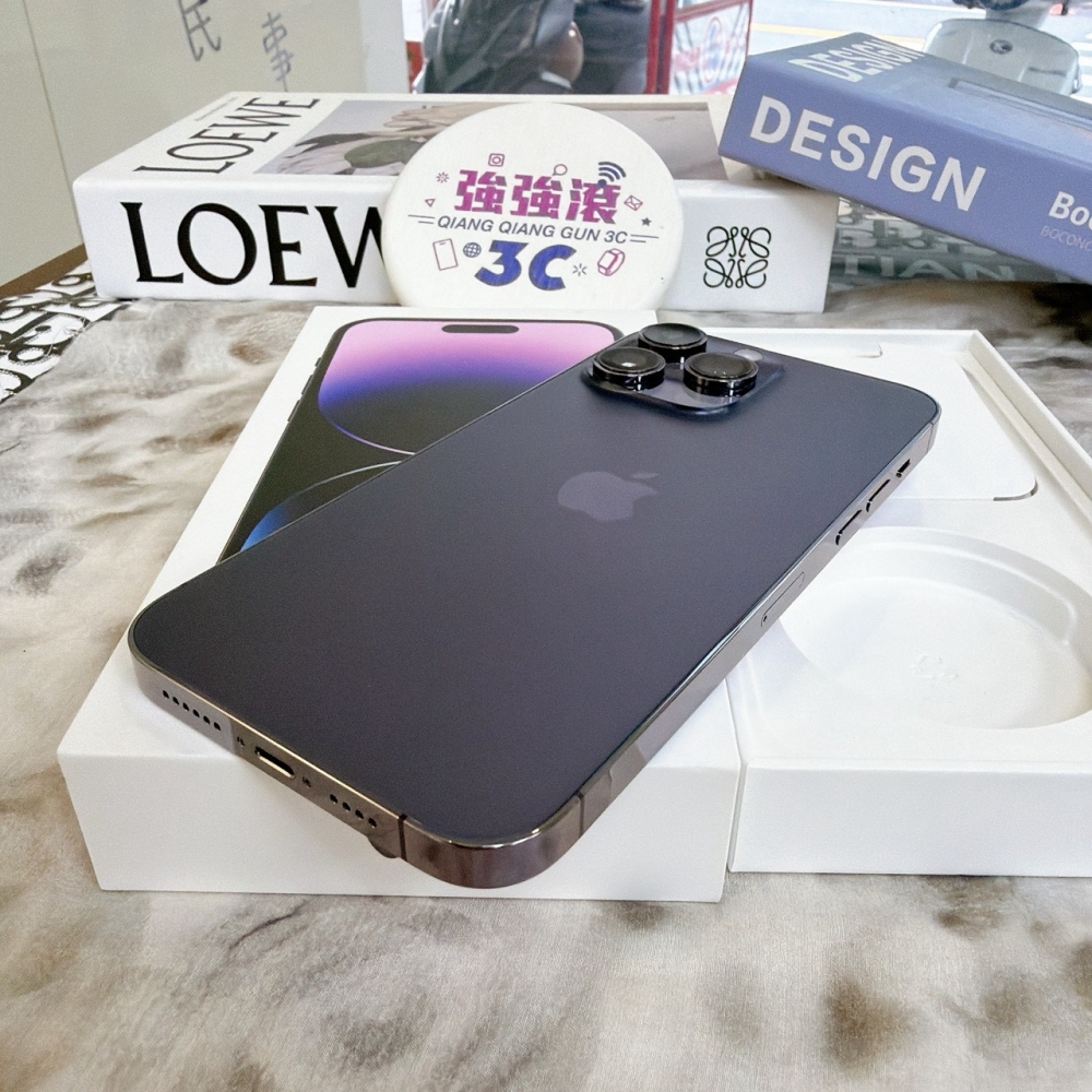 鹽行-二手 14ProMax 256G 紫色 #40943（店家保固）