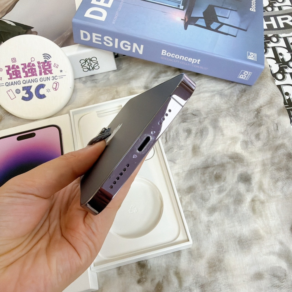 鹽行-二手 14ProMax 256G 紫色 #40943（店家保固）